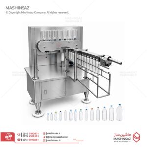 دستگاه بطری شوی اتوماتیک PET روتاری رینسر بطری متصل به پرکن